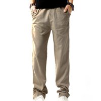 【綿麻パンツ】サラリと柔らかく涼しげなコットンリネン素材なので着心地も抜群！