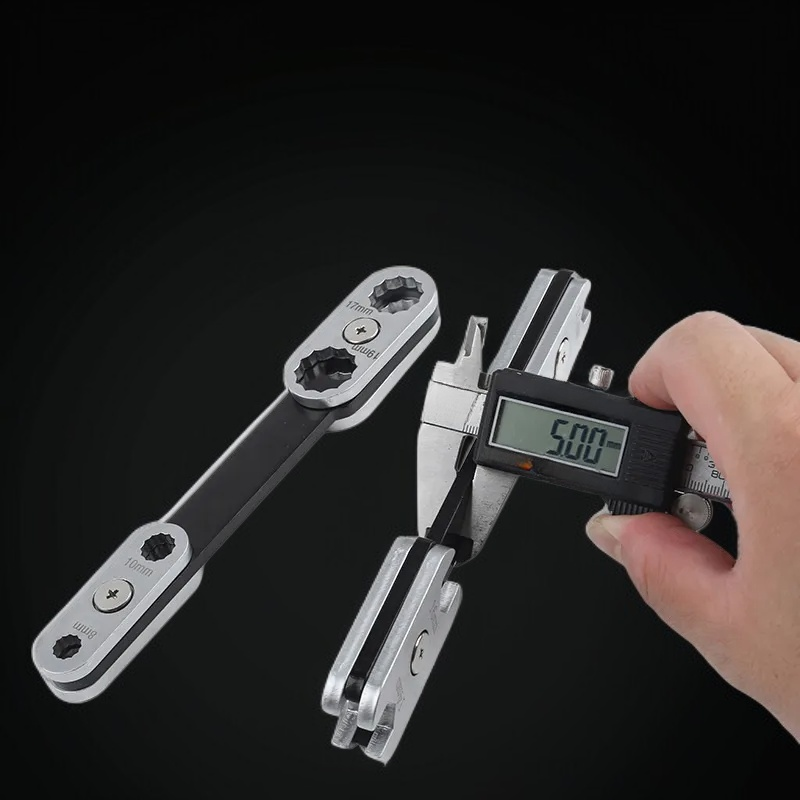 360-degree rotatable adjustable eight-in-one wrench