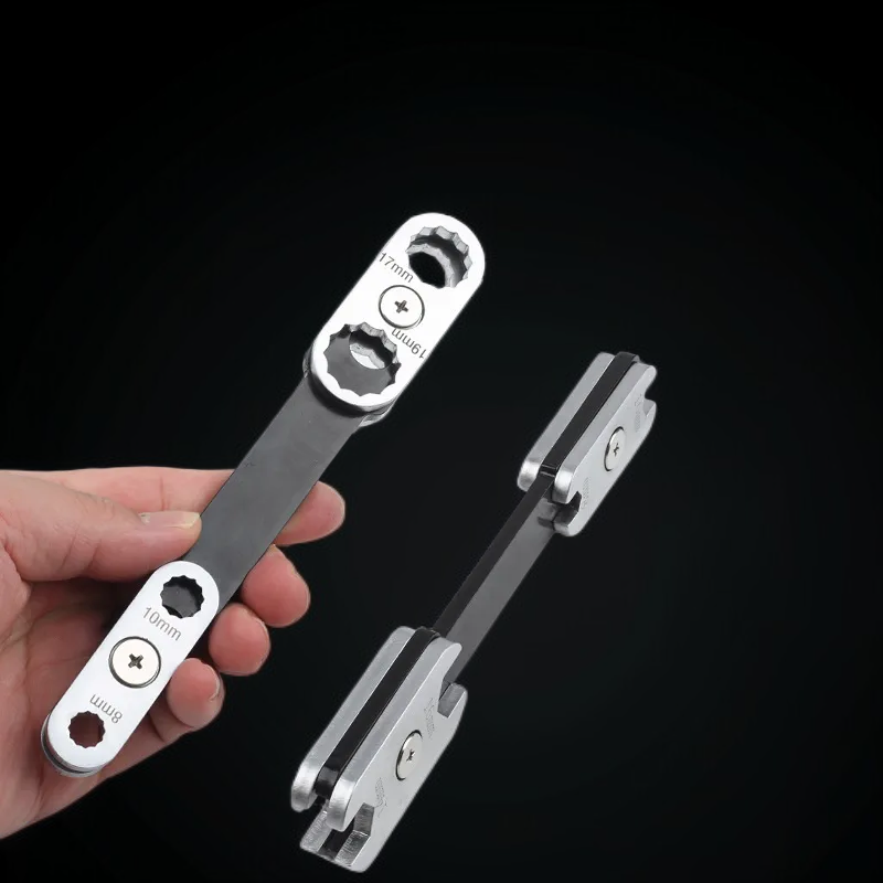360-degree rotatable adjustable eight-in-one wrench