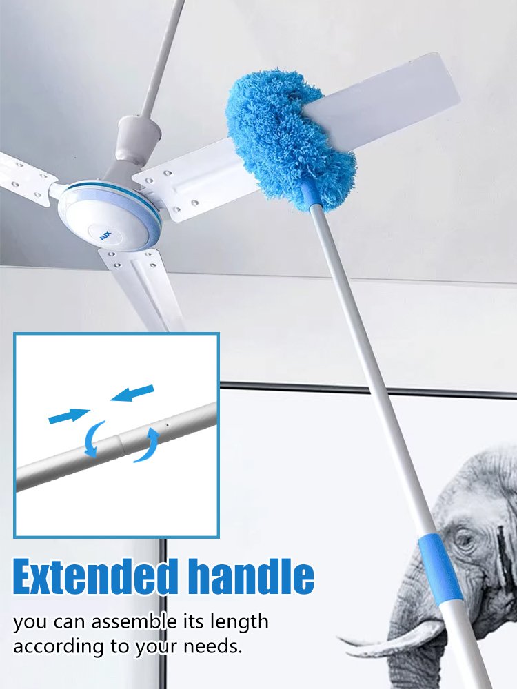 Circular duster for dust removal and sweeping