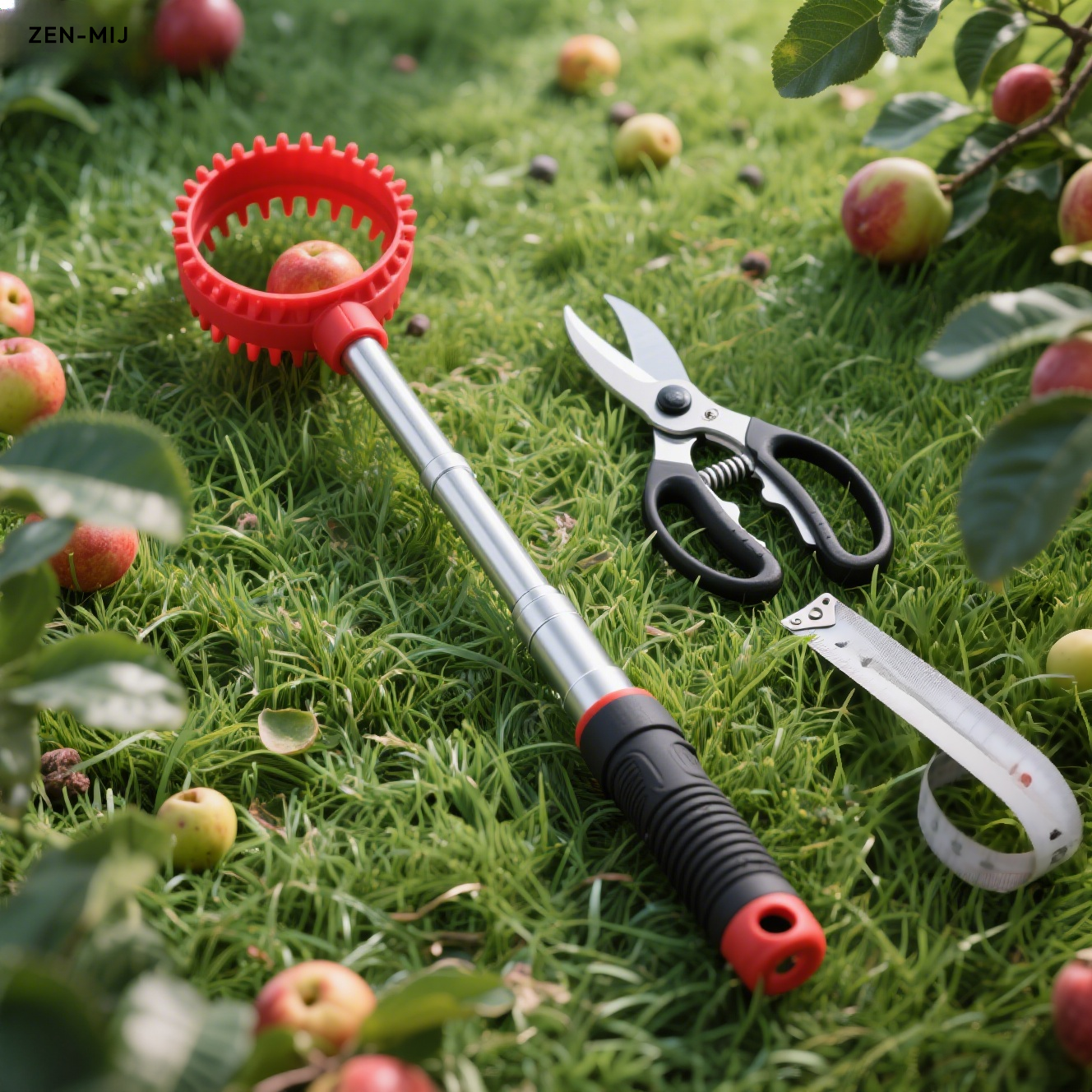 多機能伸縮高所フルーツピッカー