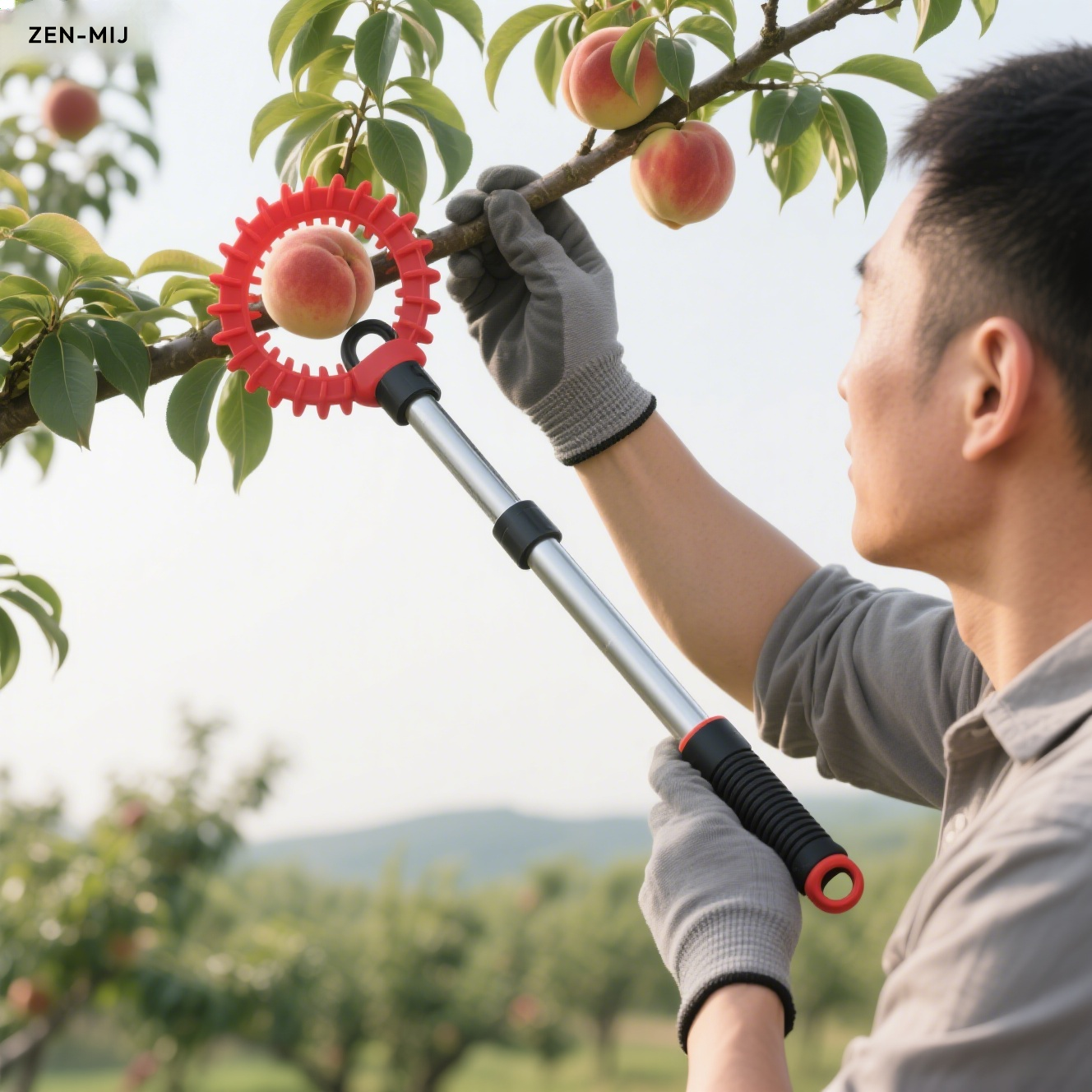 多機能伸縮高所フルーツピッカー