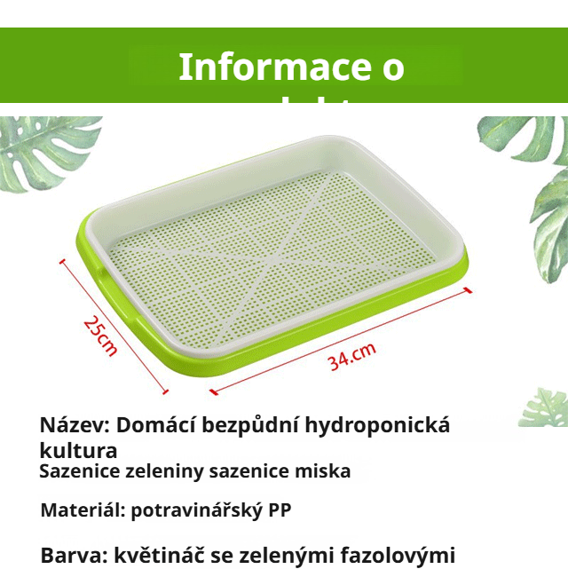 Praktický hydroponický systém pro domácí použití