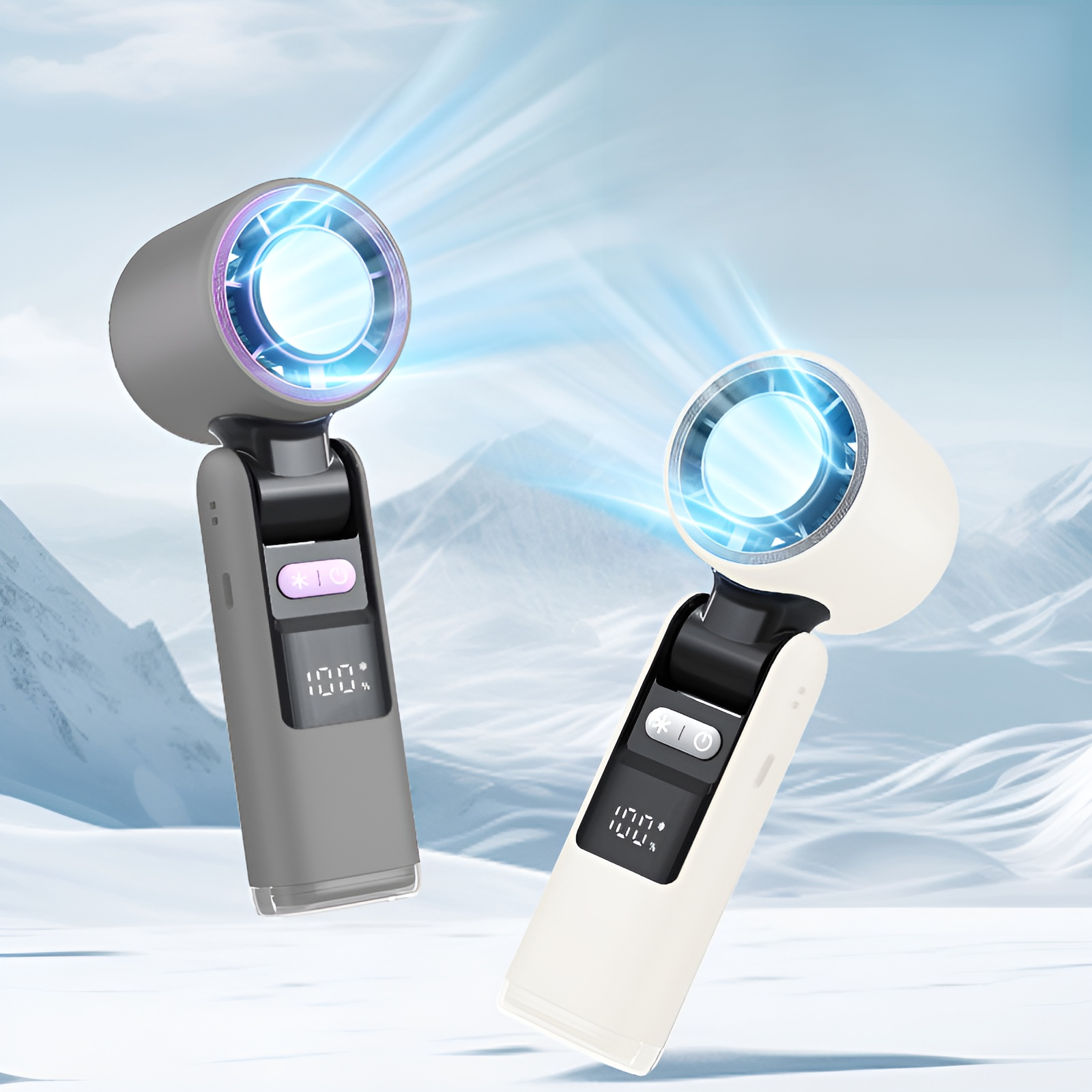 携帯扇風機 ハンディファン 手持ち扇風機 冷却プレート 充電式 加湿器 USB扇風機 小型 静音 風量調節 手持ち 卓上 首掛け せんぷうき ミニファン 熱中症対策