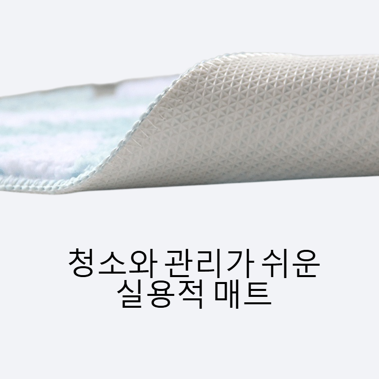욕실 입구 흡수 미끄럼 방지 매트