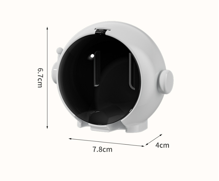 Držák na zubní kartáčky astronaut – instalace na stěnu