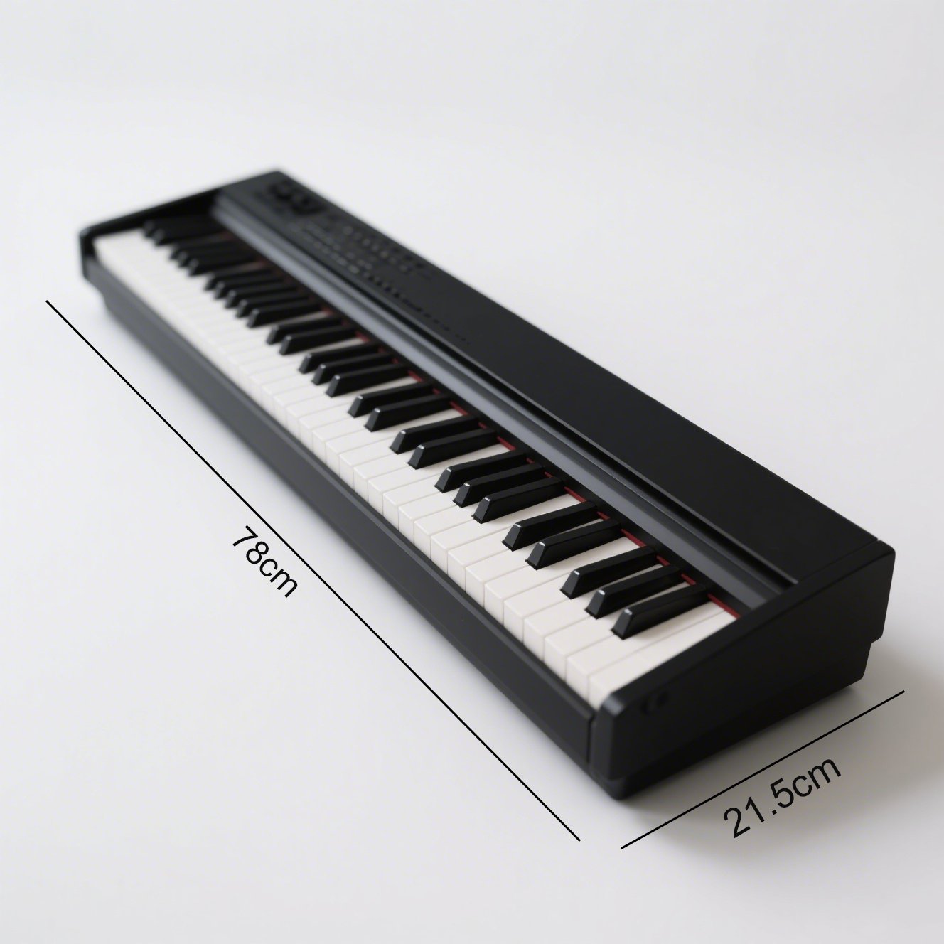 Lehká a skladná klaviatura pro snadné přenášení