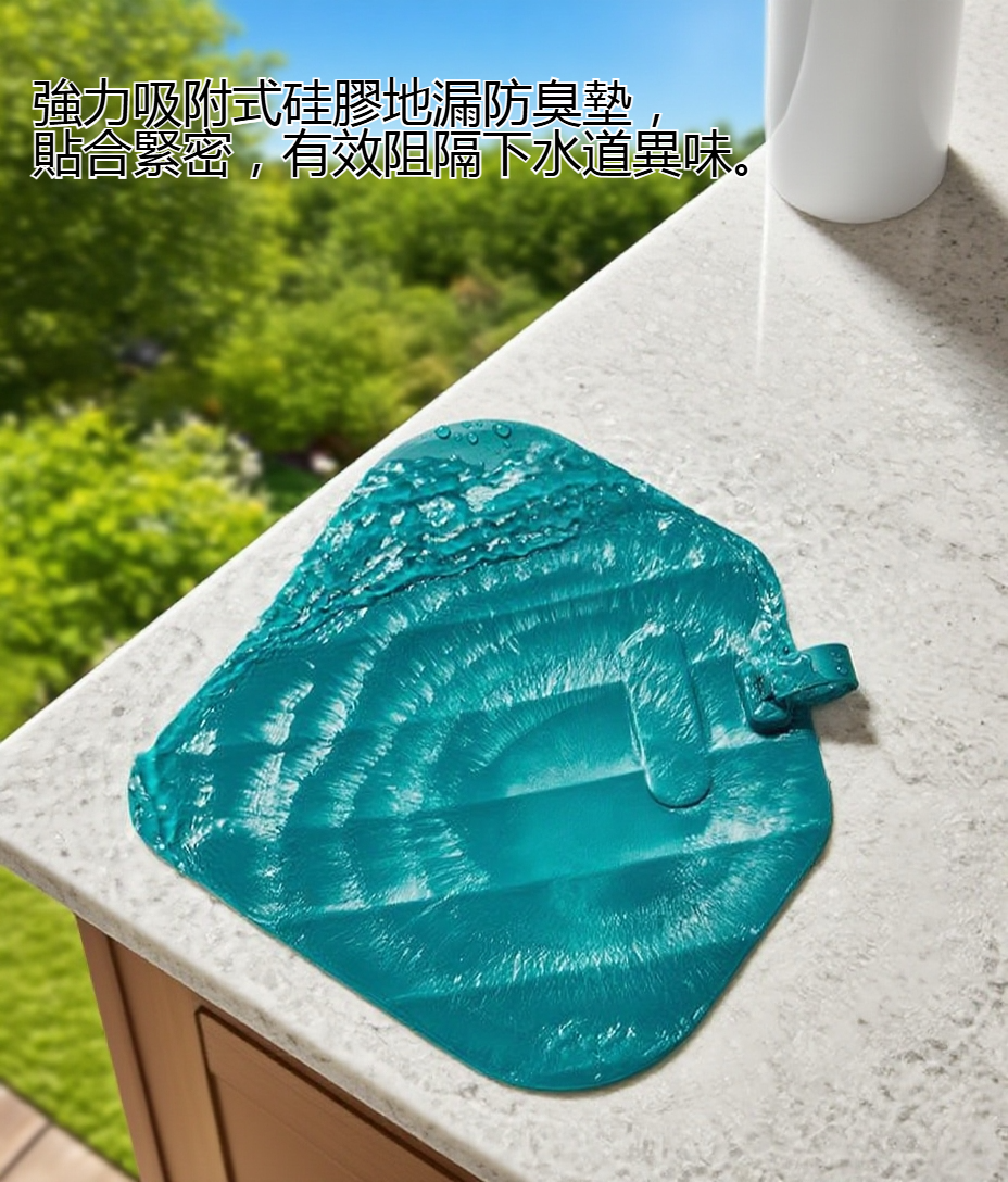 柔軟矽膠材質地漏墊展示