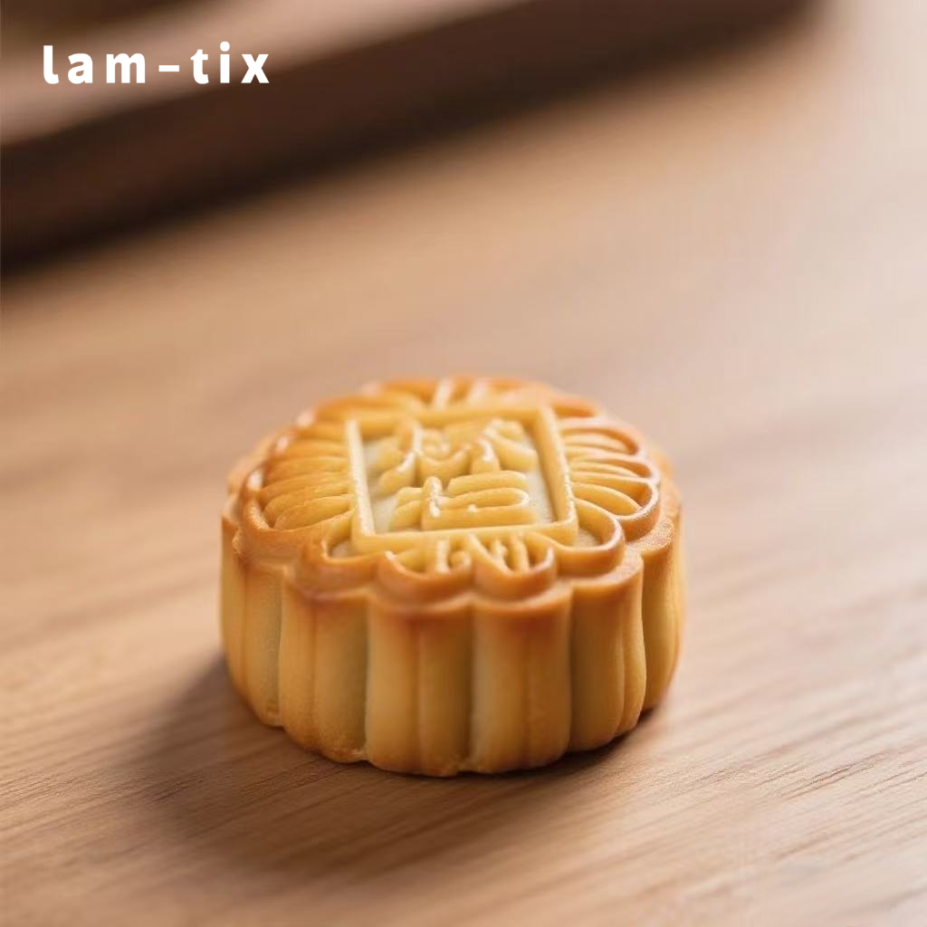 Mooncake με πάστα σπόρων λωτού και κρόκο αυγού