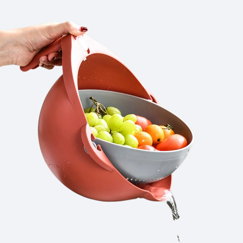 野菜果物の水切りバスケット