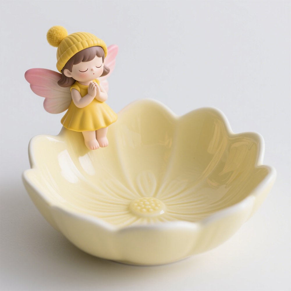 Keramik-Elfen-Ornamente für den Eingangsbereich