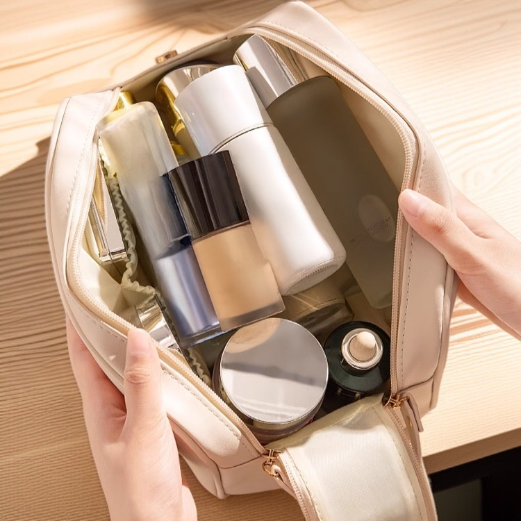 대용량 체스판 프리미엄 파우치