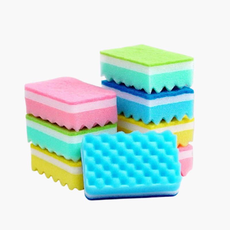 Dishwashing sponge