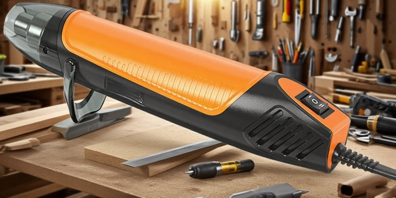 小型ヒートガン本体の外観