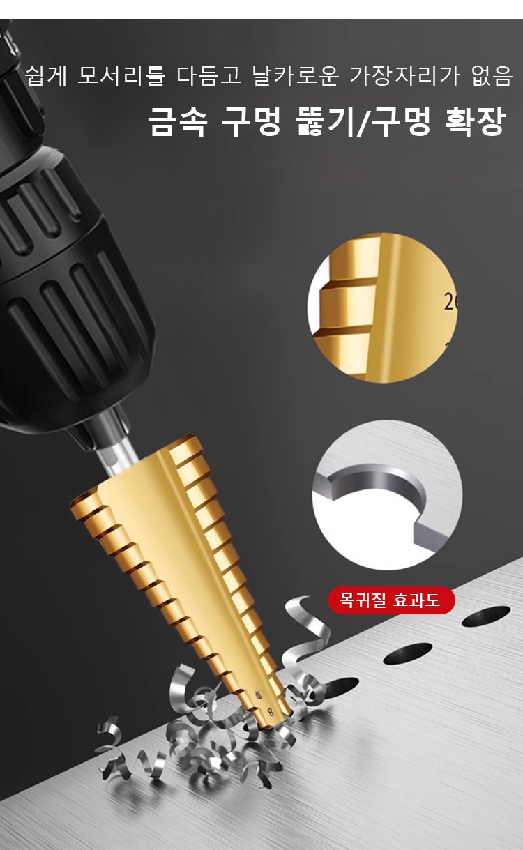 금속 작업에 적합한 드릴 비트