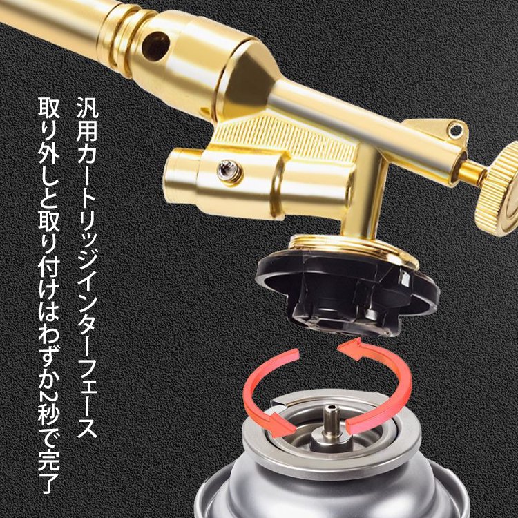 コンパクトやけど防止トーチバーナー