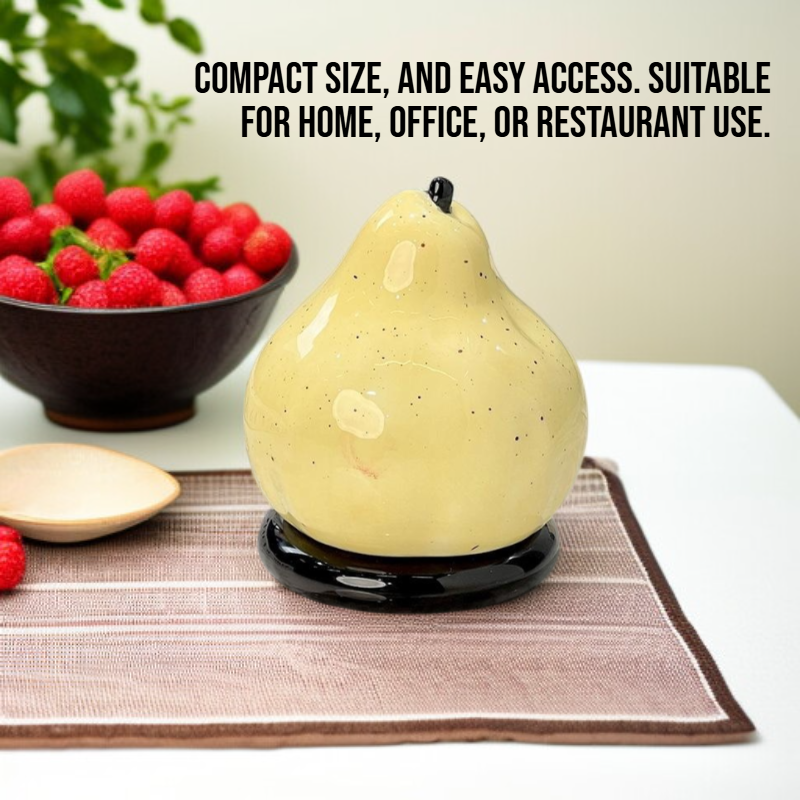 High aesthetic ceramic apple toothpick box