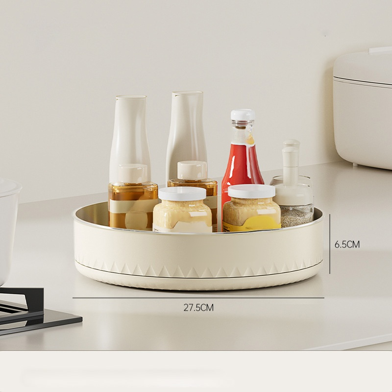 멀티 360° 회전식 이단 수납 선반