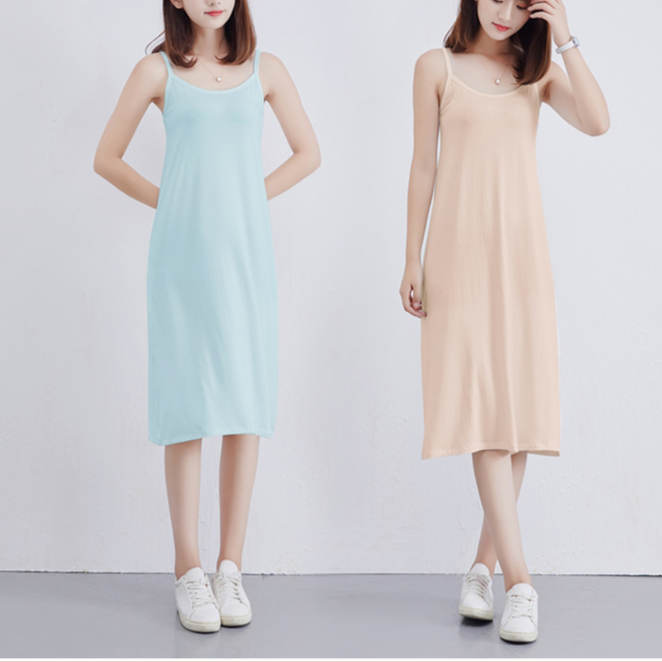 女性の夏の黒ホルターロングスカート ボトムドレス インナー レディースサマードレスホルタードレス