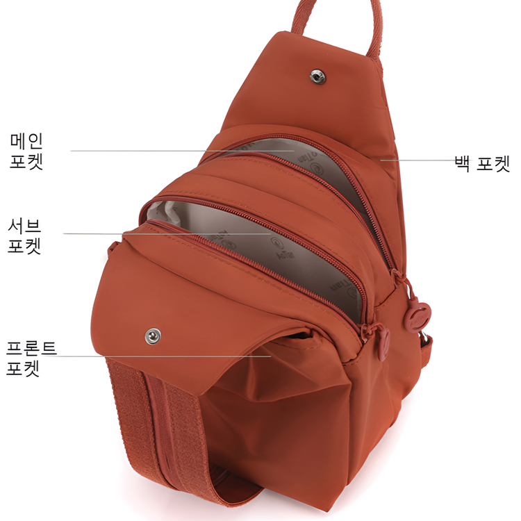 방수 대용량 백팩 멀티 핫 백팩 방수 크로스백 옥스포드 브라백