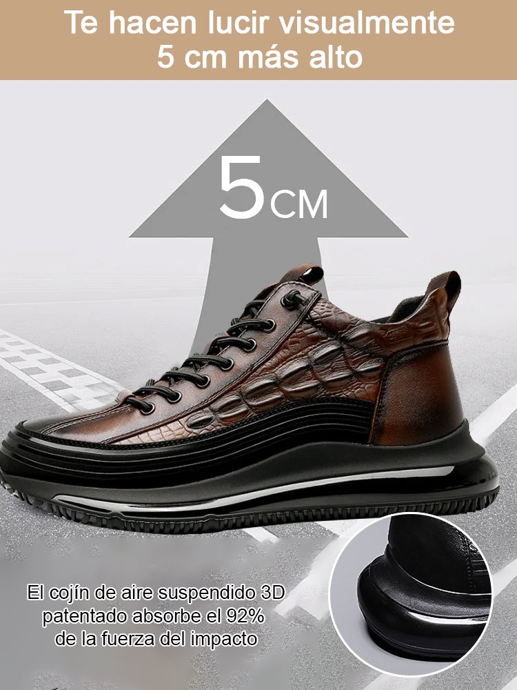 [Patrimonio artesanal japonés] Zapatos casuales de hombre de piel de cocodrilo importada de Siam