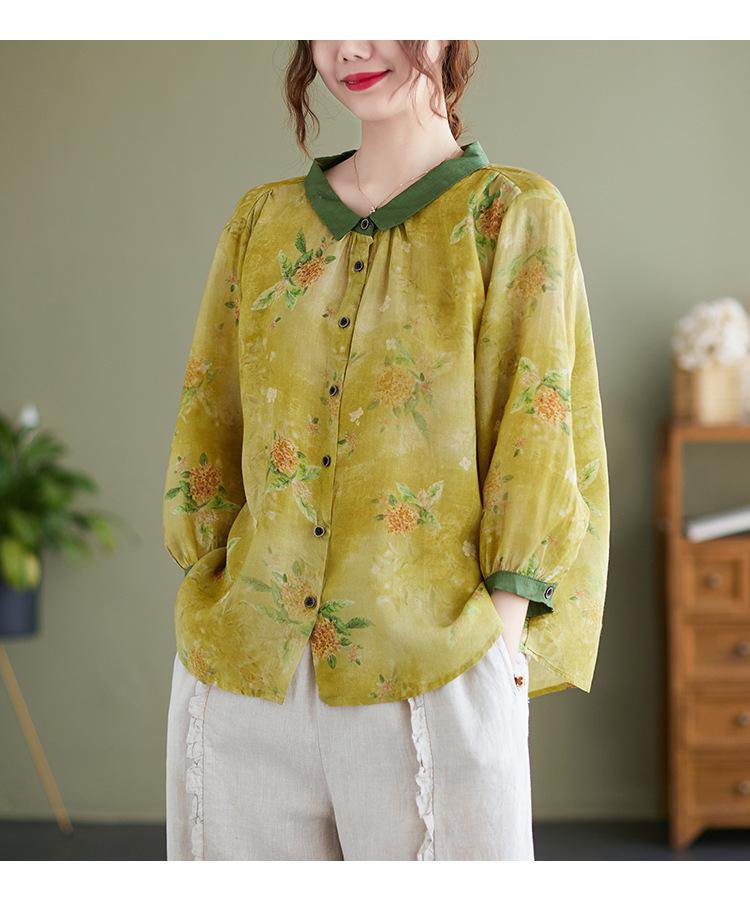 여름 시즌에 어울리는 여성 캐주얼 셔츠