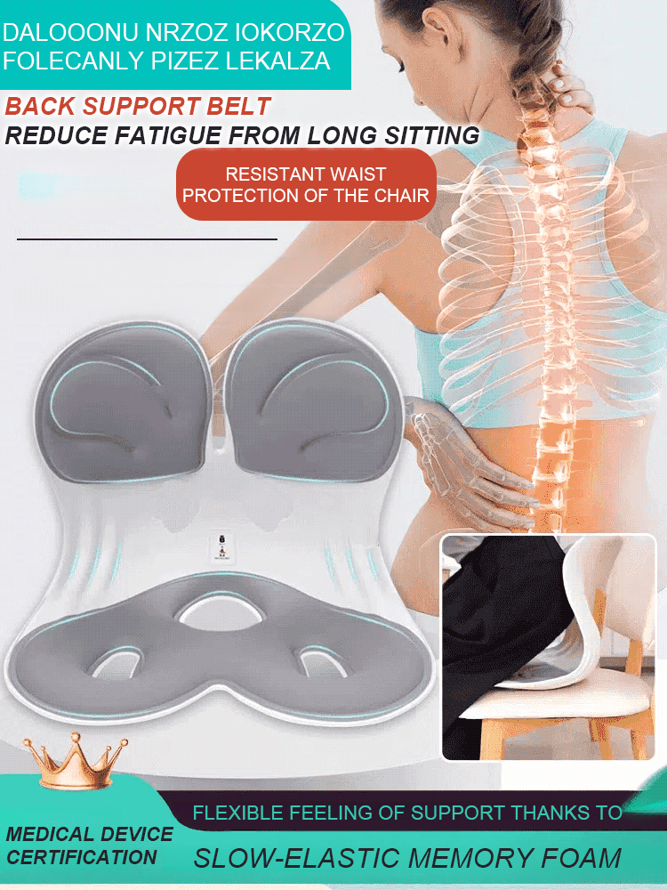 Ergonomic Posture-Correcting Lumbar Support Chair
