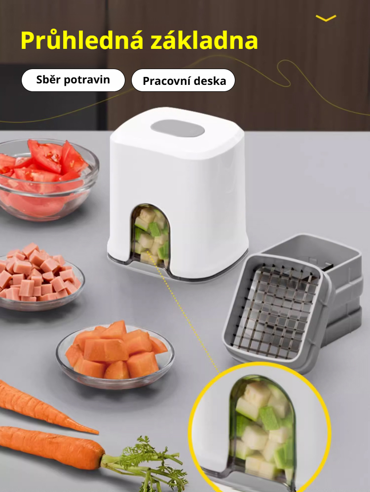 Bezpečné krájení pomocí multifunkčního kráječe