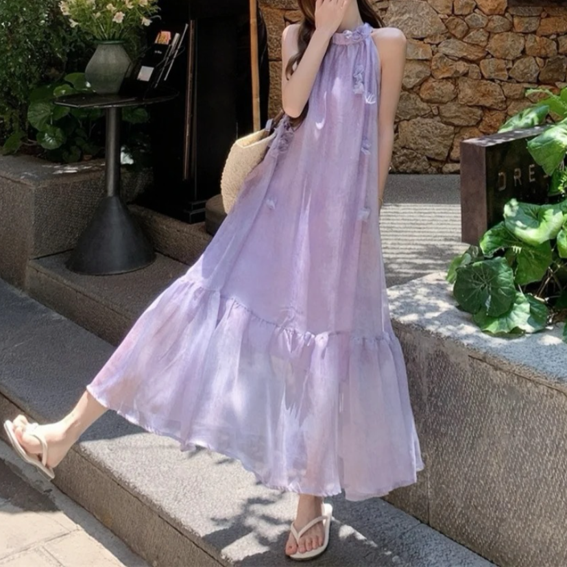 보라색 요정 치마