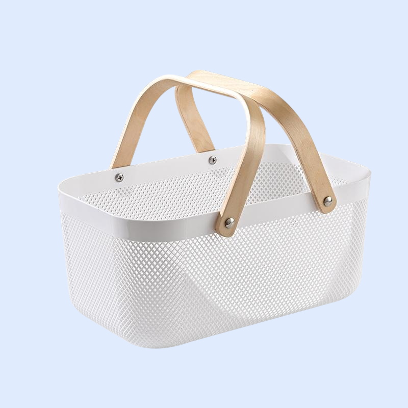 Tragbarer Abtropfkorb für Obst und Gemüse, ideal für Haushalt und Picknick