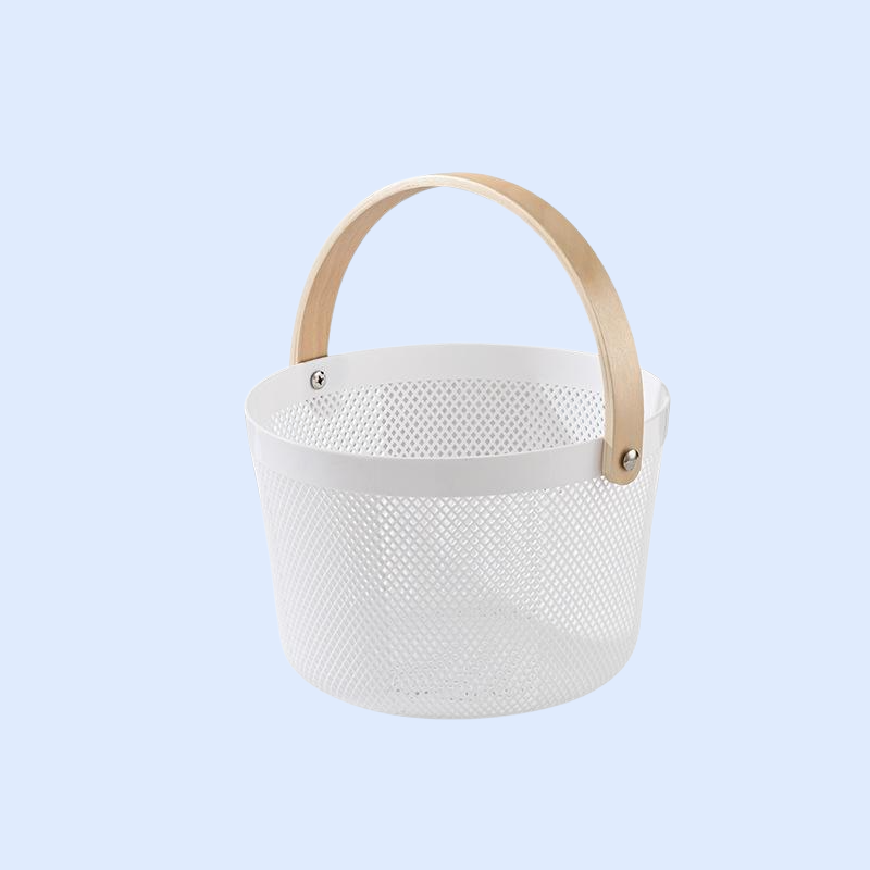 Tragbarer Abtropfkorb für Obst und Gemüse, ideal für Haushalt und Picknick