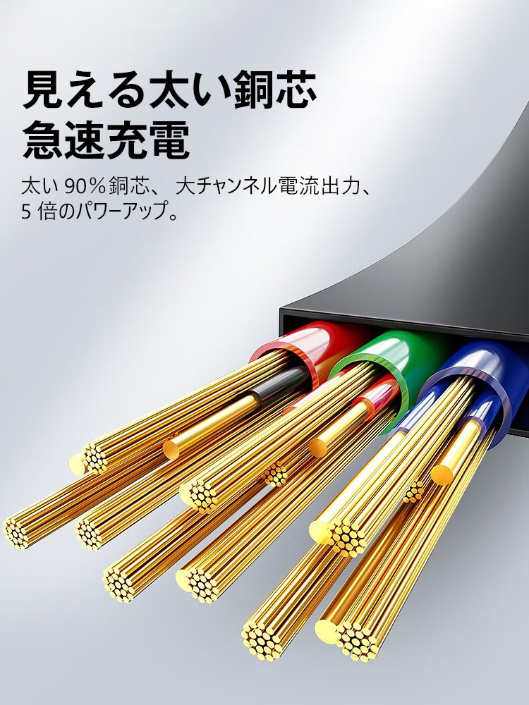 60W伸縮データケーブル多機能収納ケース