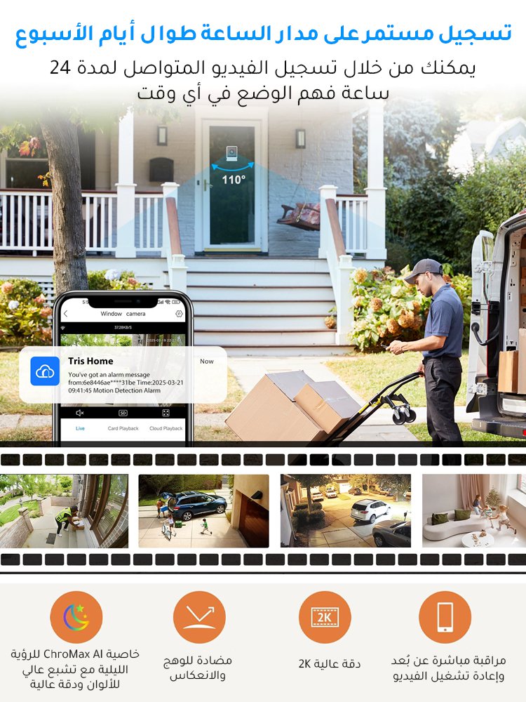 كاميرا مراقبة مخفية للنوافذ