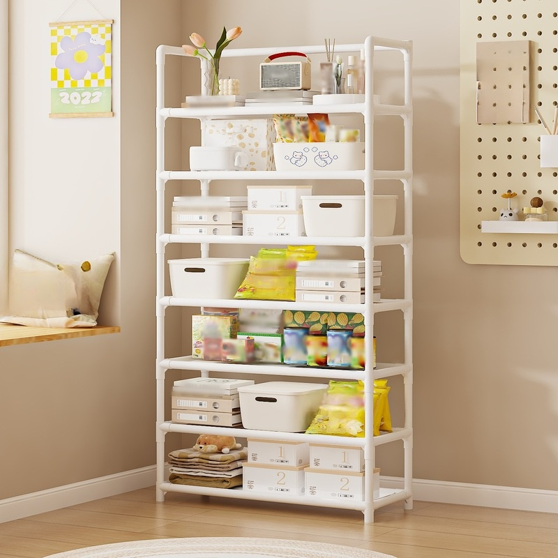 실용적인 다층 홈 선반 사용 예시