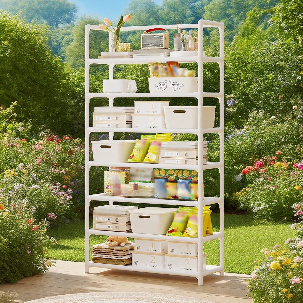 다용도 콤비 수납 선반 다층 홈 선반 실용 다층 수납 선반