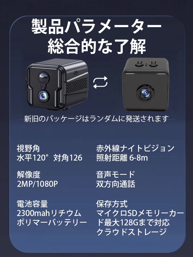 【データ暗号化は個人情報を保護します】 設置が不要なミニスマートリモートカメラモニタリング