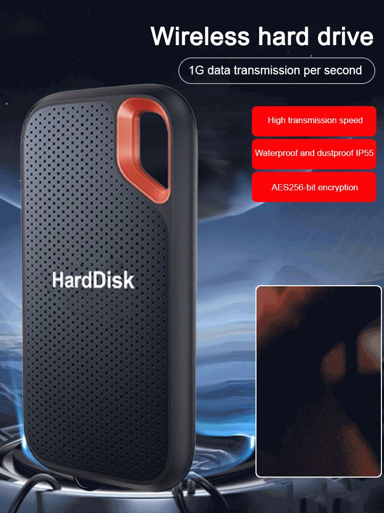 High-speed solid-state mobile hard drive