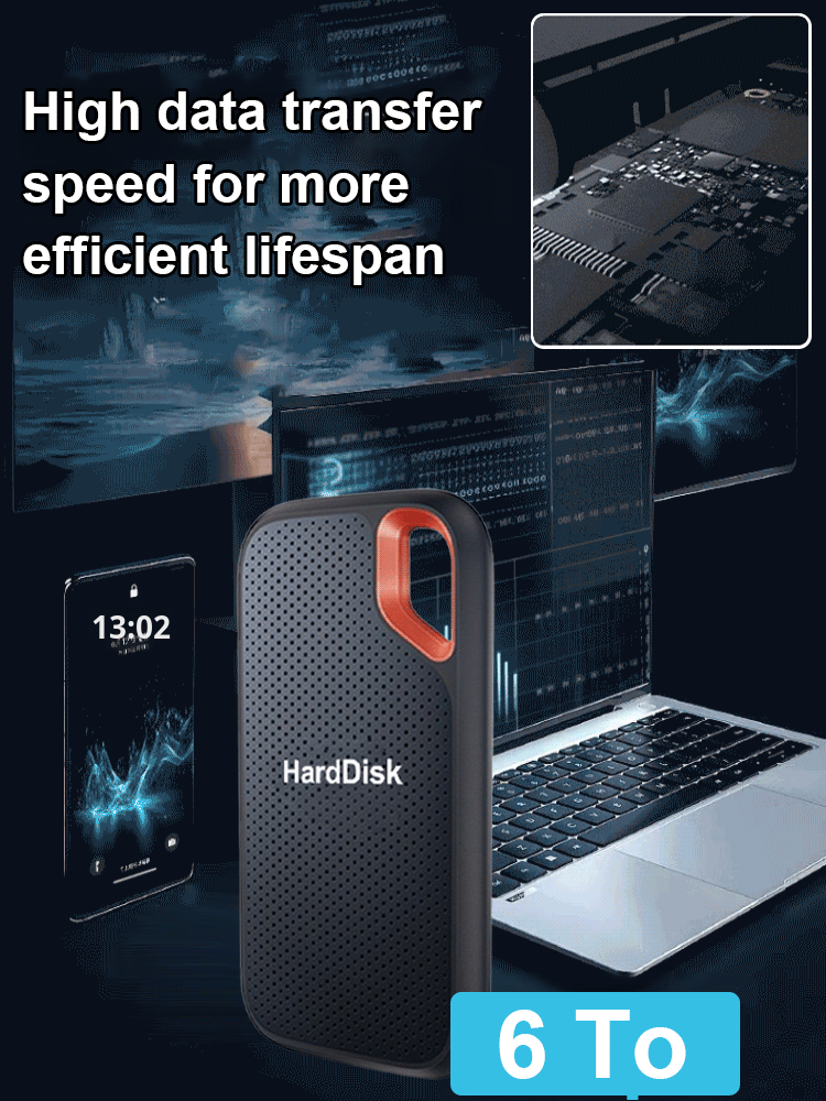 High-speed solid-state mobile hard drive