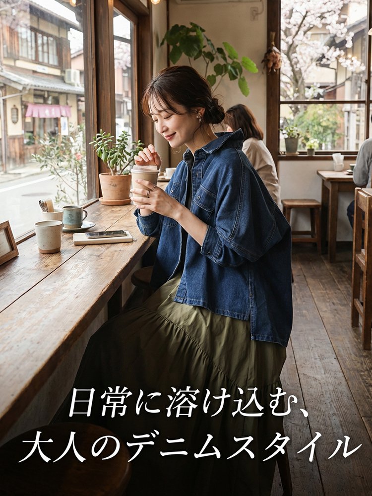 【2026年新登場】ファッショナブルなデニムジャケット