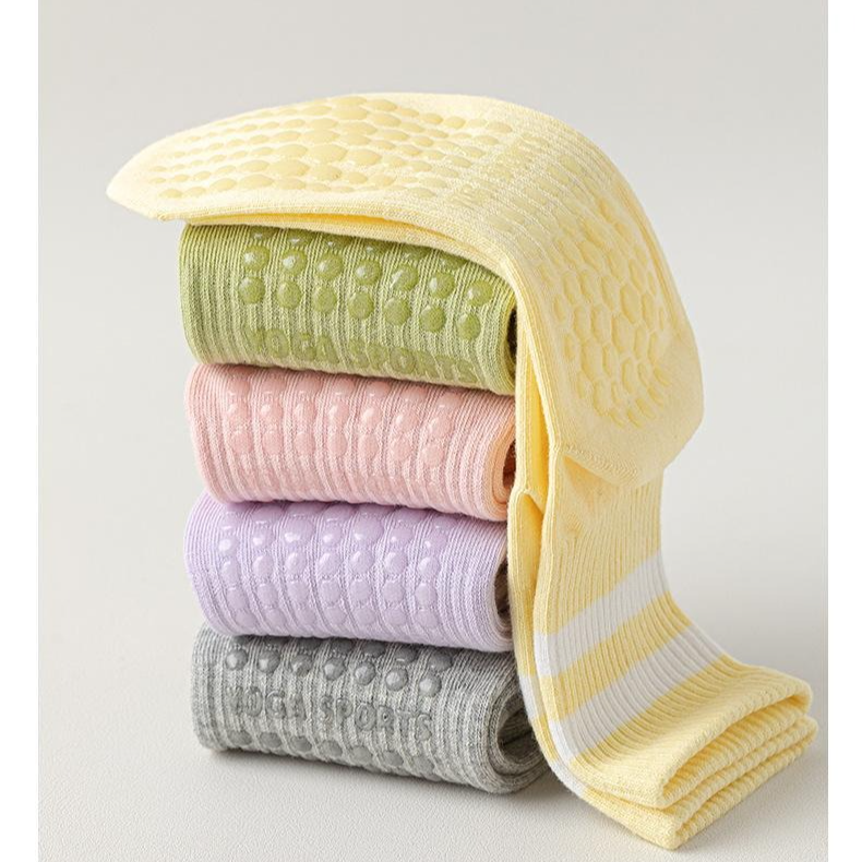 스포츠 양말 여중목 논슬립 스타킹 요가 필라테스 스타킹 면 양말 여중목 논슬립 점보 스타킹