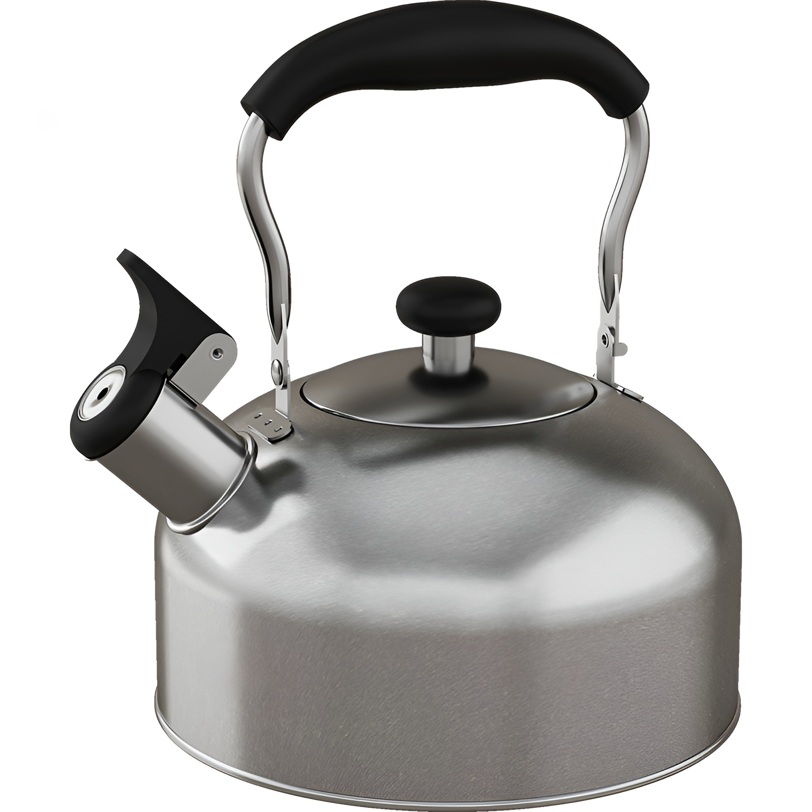 Outdoor-Camping-Wasserkocher aus Edelstahl mit Pfeife, Haushaltswasserkocher mit großer Kapazität, f