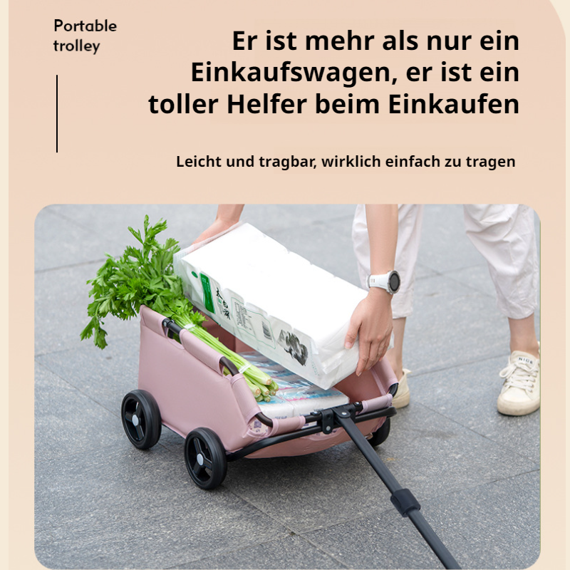 Kleiner Haustier-Kinderwagen für Hunde und Katzen, Teddy-Baby-Kinderwagen für die Reise, leichter fa