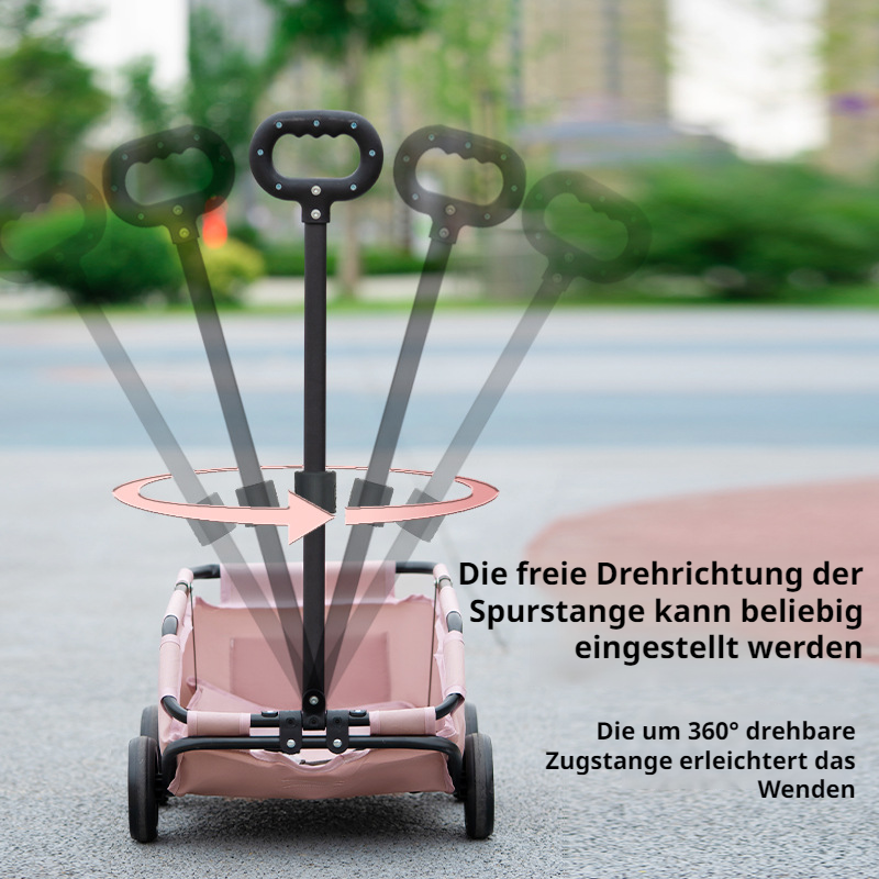 Kleiner Haustier-Kinderwagen für Hunde und Katzen, Teddy-Baby-Kinderwagen für die Reise, leichter fa