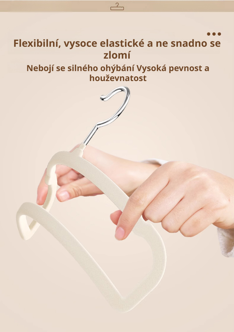 Organizace šatníku s praktickým věšákem