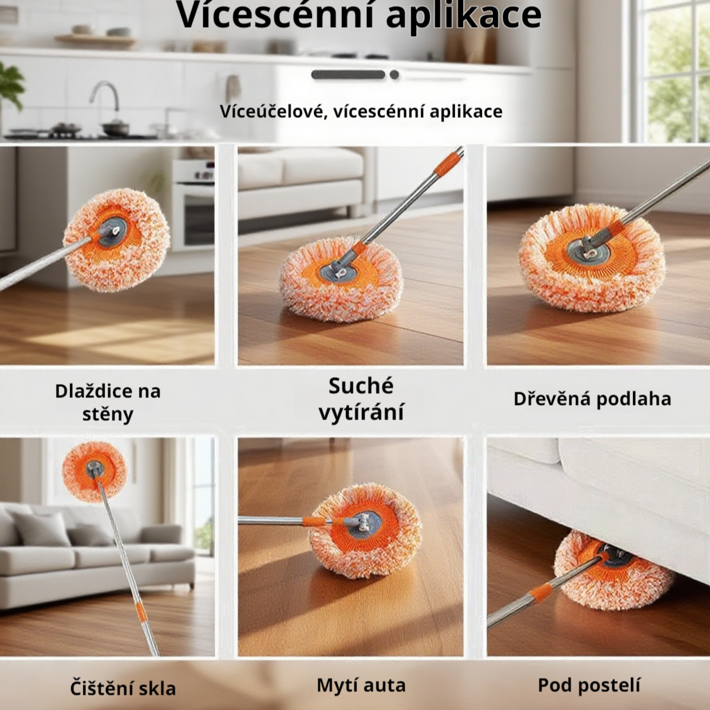  Multifunkční slunečnicový prachový mop