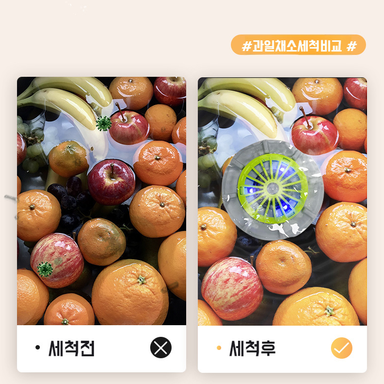업그레이드된 야채세척기 자동 농약제거 제균 식재료세척기 청과기 회전식 야채세척기