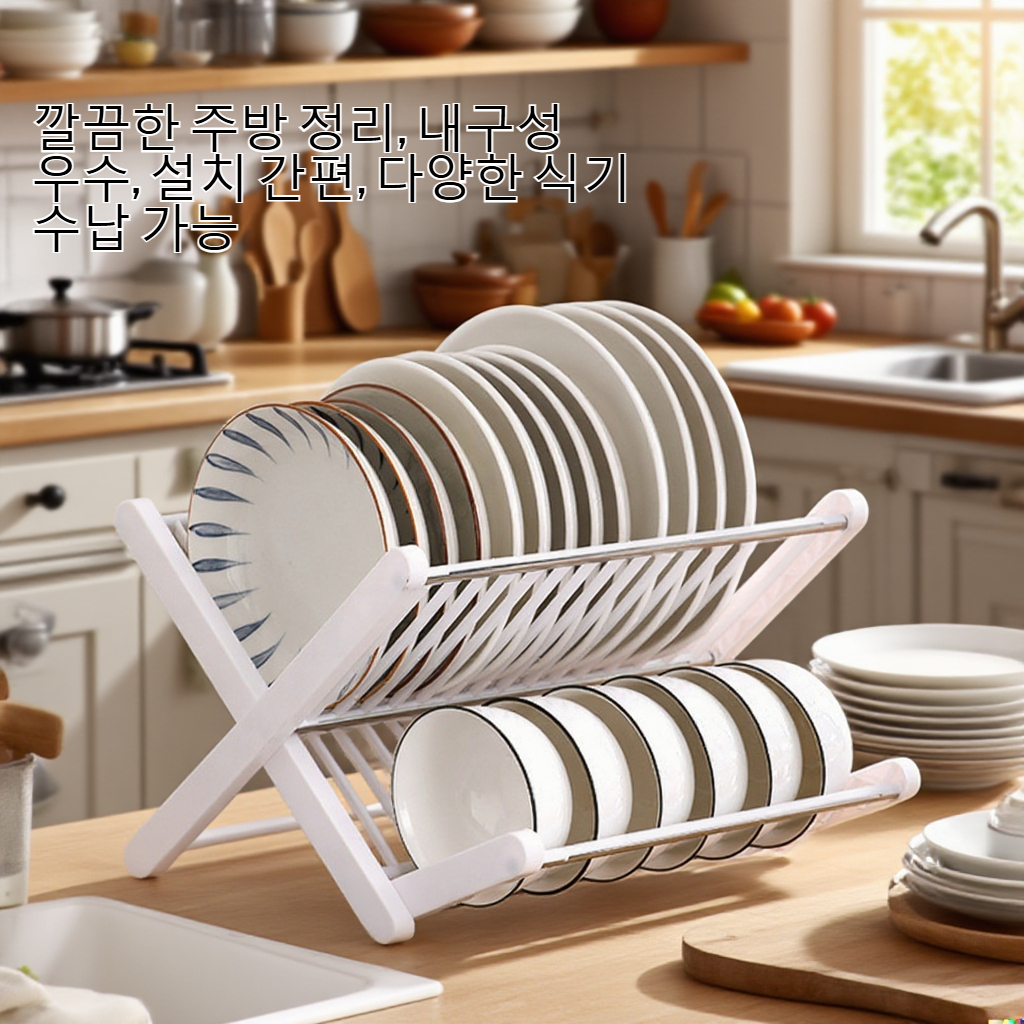 주방에서 접을 수 있는 식판 아스팔트 수납 선반