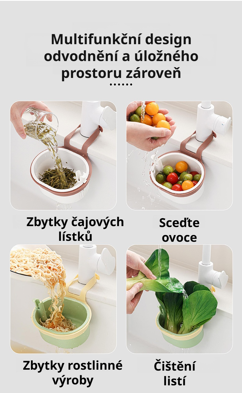 Organizace kuchyňských potřeb s filtrem OneTouch