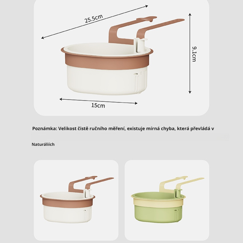 Odkapávací police s filtrem OneTouch, závěsná taška, snadné vymačkávání, úložný stojan
