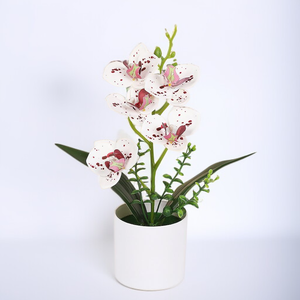 胡蝶蘭の模造鉢植え